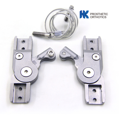 Szwajcarski zamek stawu kolanowego do ortezy Aluminium 7075 szerokość 19 mm Kabel sterowany