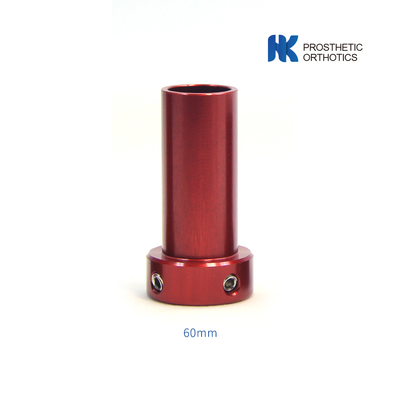 Aluminiowy adapter do krótkich rur pediatrycznych Długość 60 mm Prężnica 22 mm