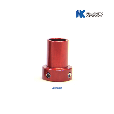Aluminiowy protez pediatryczny krótki adapter pylonowy Długość 40 mm Średnica 22 mm