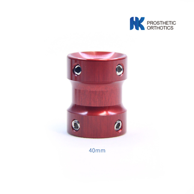 Aluminiowa proteza pediatryczna z podwójnymi głowami Długość odbiornika 40 mm