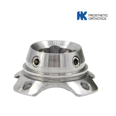 Stal nierdzewna 17-4 Adaptor z czterema kończynami Odbiornik piramidalny niezbędny do protez kończyn dolnych Część waga 105g